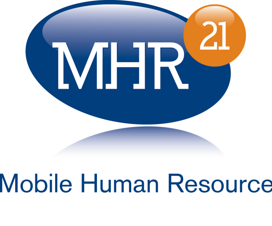 Logo for the Mobile HR module from Frontier Software