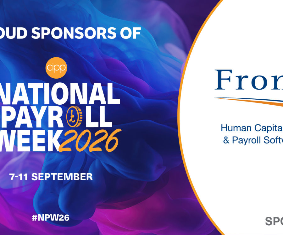 Blue and purple banner CIPP NPW 2026 Frontier Software proud sponsors.